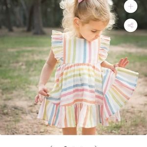 Cheeky Plum Dakota Linen Dress 4t